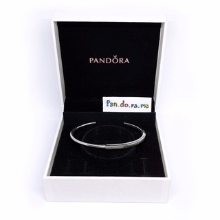 [พร้อมส่ง สินค้าแท้ 💯] Pandora Pandora Signature I-D bangle (Size 17)