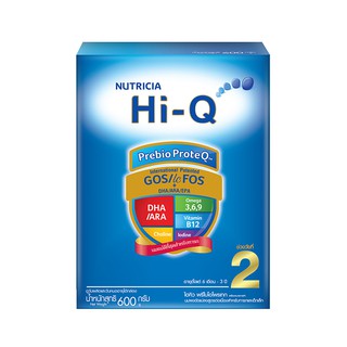 ไฮคิว สูตร 2 พรีไบโอโพรเทค 600 กรัม Hi-Q Formula 2 Prebio ProteQ 600 g.