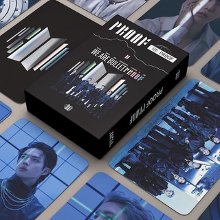 55 ชิ้น/กล่อง BTS Photo Card PROOF มิถุนายนอัลบั้มคอนเสิร์ตโปสการ์ด Lomo Card Collection ที่ระลึกเวอร์ชั่นเกาหลีการ์ดขนาดเล็ก V JK JIMIN