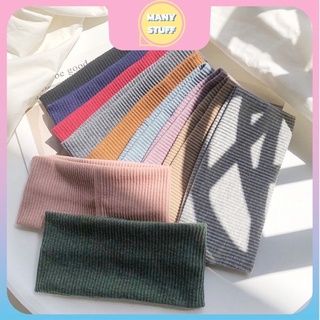 In stock Headband Hairband ผ้าคาดหัวแบบหนาสีน่ารัก ที่คาดผมผ้ายืด (D34)