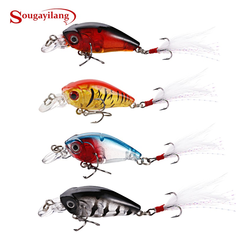 SOUGAYILANG ส่งจากไทย ซูกายิลาง มิโนทาลู เหยื่อตกปลา 1 ชิ้น ขนาด 4 ก / 4.5 ซม : สี 1