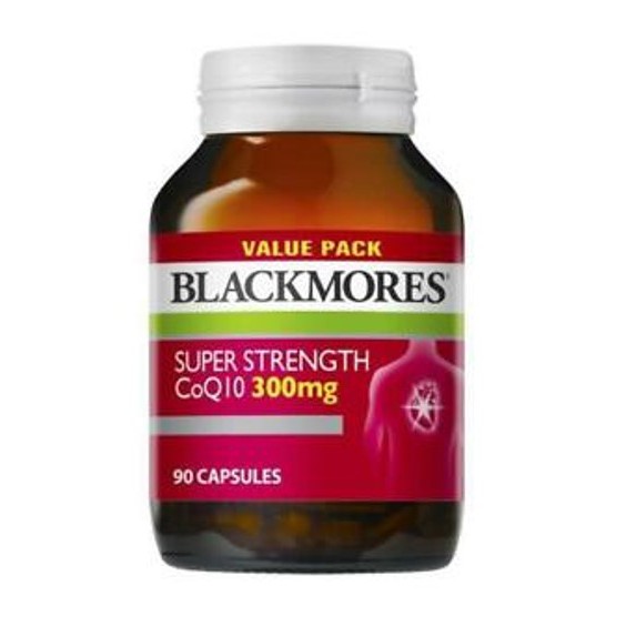 BLACKMORES SUPER STRENGTH CoQ10 300 mg 90 Capsules สารสกัด coenzyme Q10 เข้มข้นของแท้นำเข้าจากออสเตรเลีย