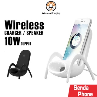 ที่ชาร์จไร้สาย Wireless Charger รุ่น JP-wxc  แท่นชาร์จมือถือ ตั้งมือถือได้ รองรับการชาร์จไร้สายสูงสุด 15W ที่ชาร์จมือถือ