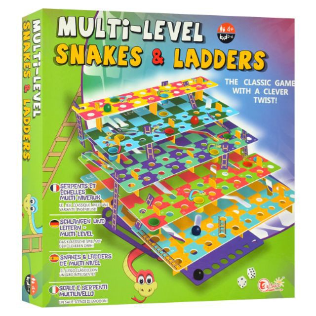 เกมบันไดงู 3D Multi-level Snakes &amp; Ladders บันไดงู 3 มิติ