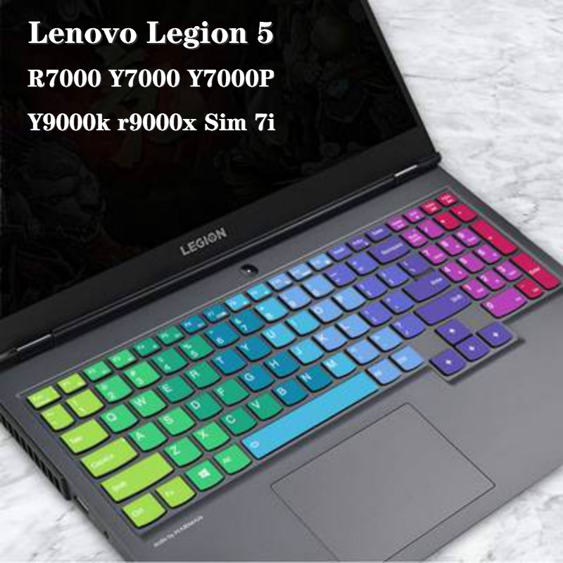 แผ่นซิลิโคนครอบคีย์บอร์ดแล็ปท็อป สําหรับ Lenovo Legion 5 5i 5p 5pi 15 2020 R7000 Y7000 Y7000P Legion5 15.6 นิ้ว