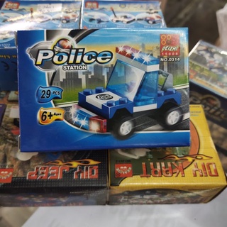 เลโก้ Lego Police Station ของเล่น ฝึกทักษะ สมาธิ จินตนาการ ต่อง่าย มีคู่มือให้