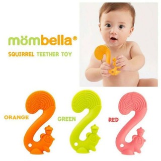 Mombella Squirrel Teether ยางกัดกระรอก มัมเบล่า ยางกัดซิลิโคน ยางกัด