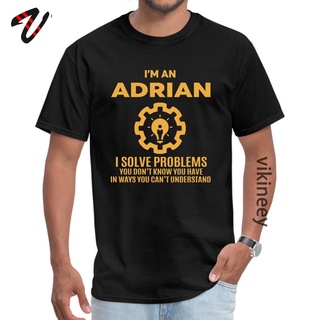 [S-5XL]เสื้อยืดคอกลม พิมพ์ลาย Adrian Nice Design 3 มิติ สไตล์ตะวันตก สําหรับนักเรียน