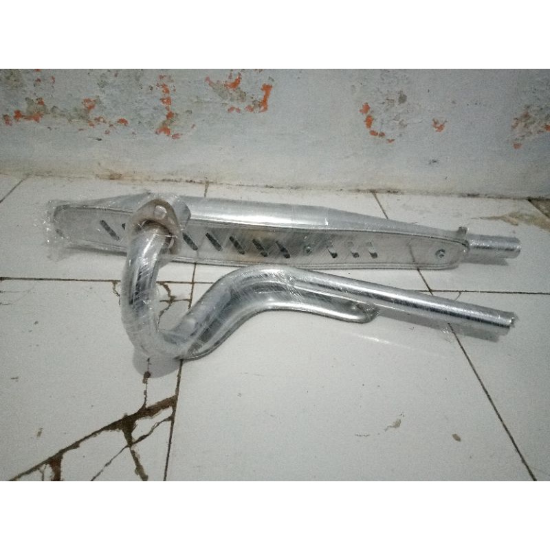 Exhaust scrambler buck series c70 astrea grand win custom