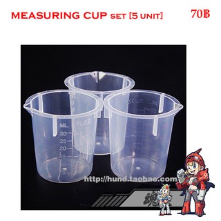 แก้วตวงพลาสติก MEASURING CUP SET [5 UNITS]