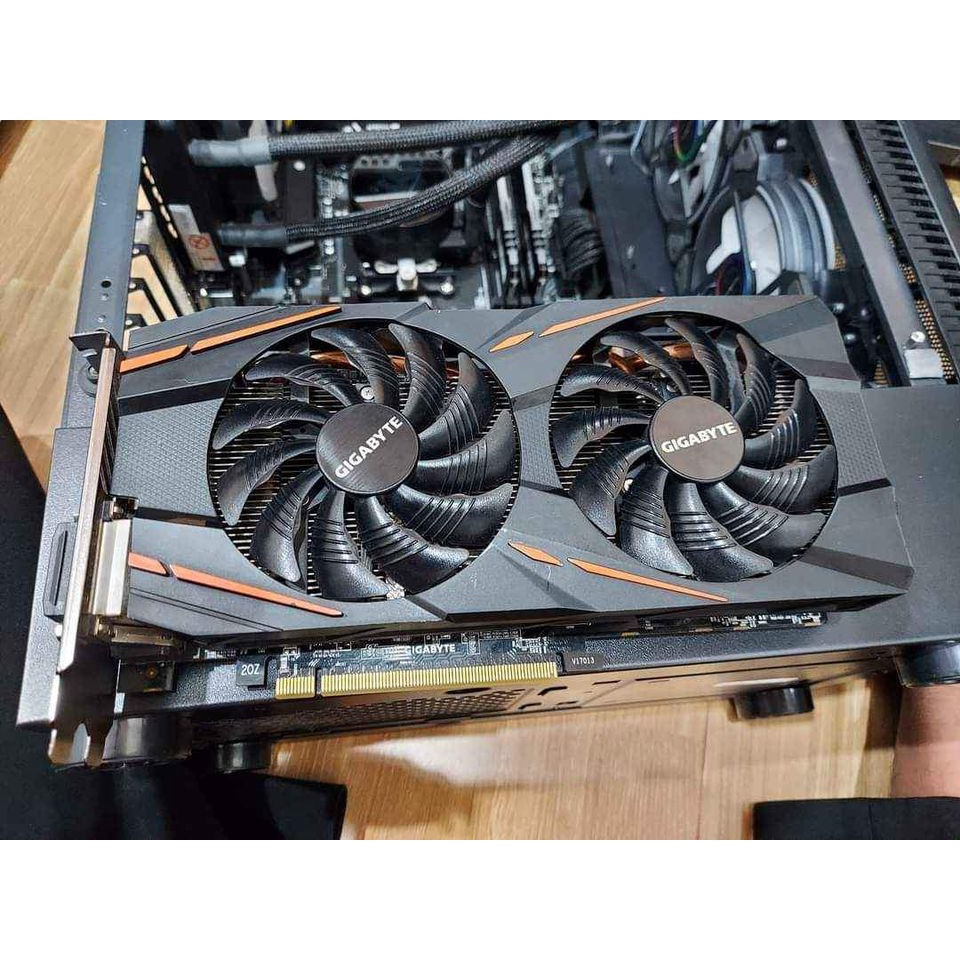 การ์ดจอ RX 580 4GB Gigabyte G1 Gaming (ไม่มีกล่อง)มือสองสภาพนางฟ้า