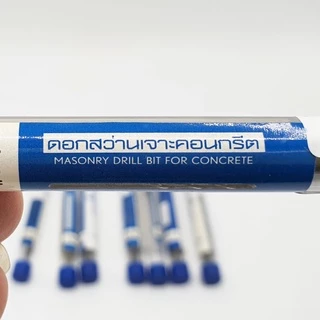 META ดอกสว่านเจาะคอนกรีต เจาะปูน ยาว 4 นิ้ว มีให้เลือกหลายขนาด เกรดพรีเมียม ก้านกลม ดอกสว่าน ปลายคาร์ไบด์
