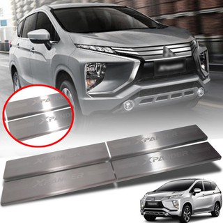 ชายบันได กันรอยชายบันได สแตนเลส สคัพเพลท รุ่น มิตซูบิชิ เอ็กซ์แพนเดอร์ MITSUBISHI XPANDER ปี 2018 - 2020