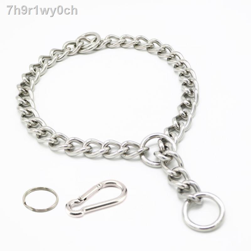 สแตนเลส pchain โซ่สุนัขขนาดใหญ่ โซ่งู golden retriever medium dog