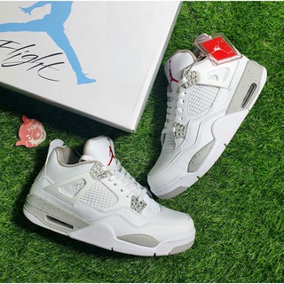 ถุงเท้า AIR Jordan 4 สีขาว สําหรับผู้ชาย และผู้หญิง