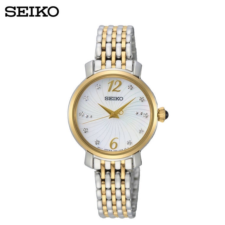 นาฬิกาข้อมือผู้หญิง Seiko Quartz SRZ522P Analog Women's Watch