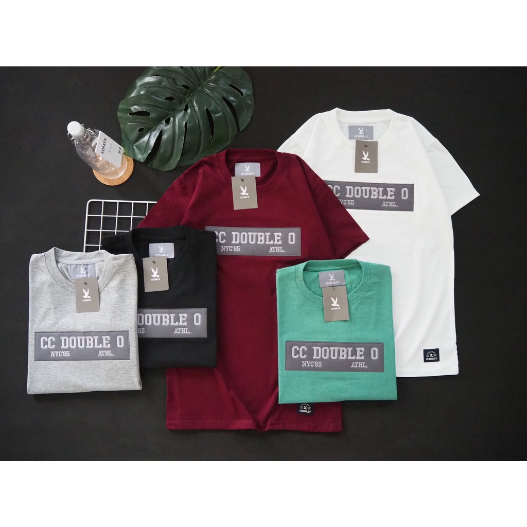 เสื้อยืด งานปัก-งานป้าย Cotton 100% ( SMLXL )