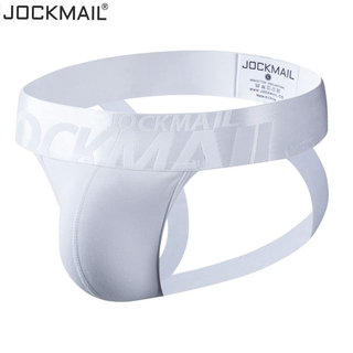 Jockmail กางเกงชั้นใน ผ้าฝ้ายแท้ ดูดซับเหงื่อ เซ็กซี่ สําหรับผู้ชาย