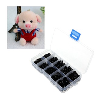 *❤❤760Pcs 4-10mm Black Safety Eyes For Teddy Bear Doll Animal Puppet Craft