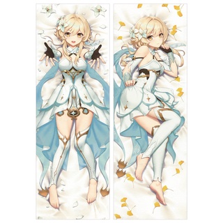 ปลอกหมอน คอสเพลย์เกม Genshin Impact Dakimakura ขนาด 60x180 ซม. แบบสองด้าน