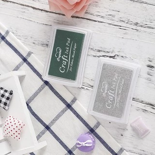 หมึกสี/หมึกปั๊ม -สูตรกันน้ำ หมึกปั๊ม Craft Ink Pad (สำหรับพื้นผิวด้าน ไม้/กระดาษ/ผ้า)