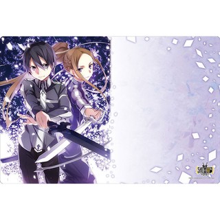 แผ่นยาง Bushiroad Rubber Mat Collection Sword Art Online Alicization Running Kirito &amp; Sortiliena