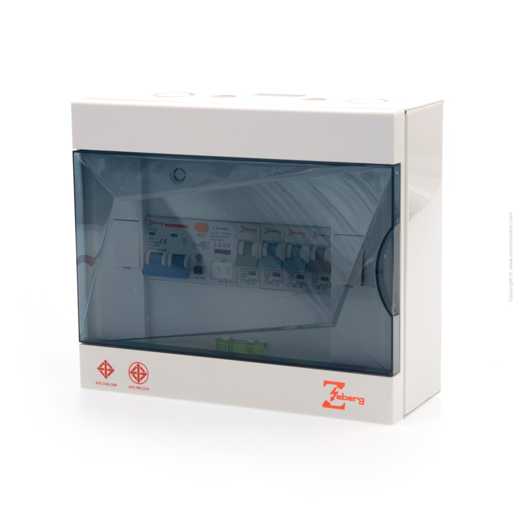 คอนซูเมอร์กันดูด 4 ช่อง ZEBERG ZX104 32A | 50A | 63A