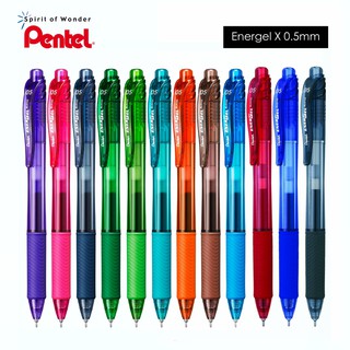 Pentel Energel X ปากกาหมึกเจล เพนเทล แบบกด 0.5mm BLN105