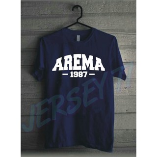 คอลูกเรือเสื้อยืด ลาย Arema 1987 AREMANIA SINGO EDAN MALANGS-5XL