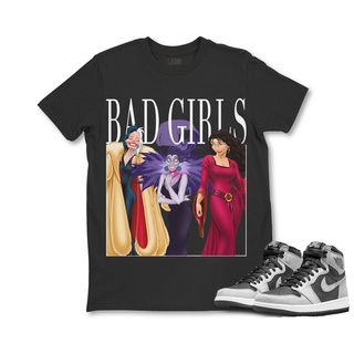 เสื้อยืดโอเวอร์ไซส์ เทรนด์ใหม่ cal bad girl Cruella de evil Gothel yzma เสื้อยืดผู้ใหญ่S-3XL