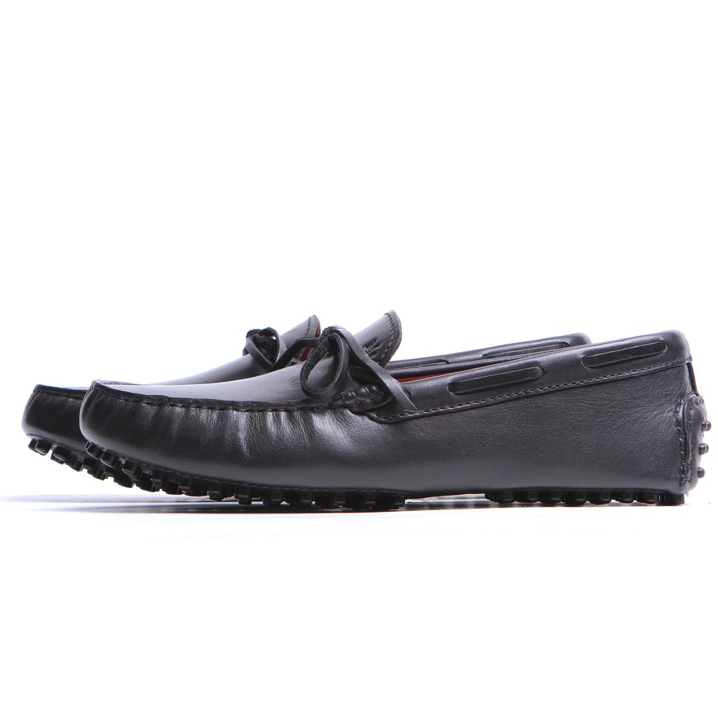 พร้อมส่ง | MANGO MOJITO | Mojito Loafer Lace | รองเท้าหนังแท้ประดับเชือก | Smart Casual | สีดำ