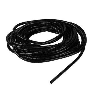 coil SPIRAL CABLE WRAP ELEKTRA NAPA 10MM 10M BLACK Wiring device Electrical work ไส้ไก่ ไส้ไก่ ELEKTRA NAPA 10 มม. 10 ม.