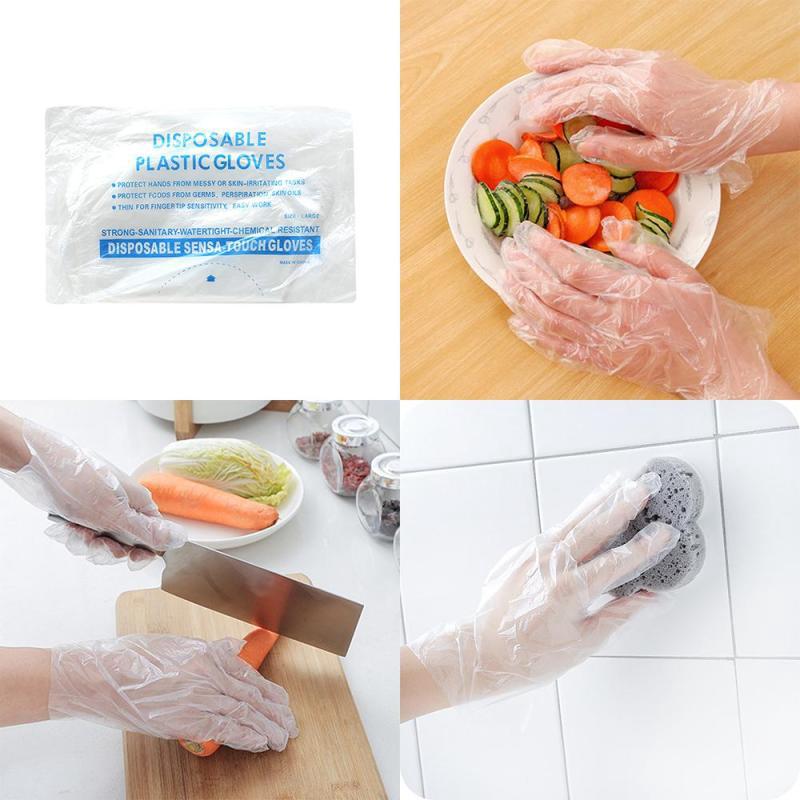 500 PCS เป็นมิตรกับสิ่งแวดล้อมถุงมือใช้แล้วทิ้งร้านอาหาร Home Service Hygiene สำหรับอาหารบ้านครัวการประมวลผล