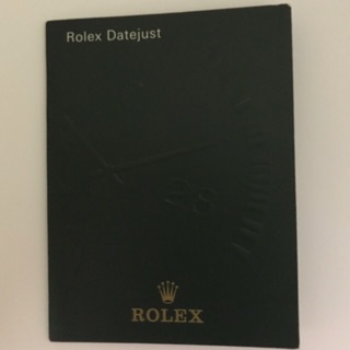 Rolex Datejust Watch Booklet