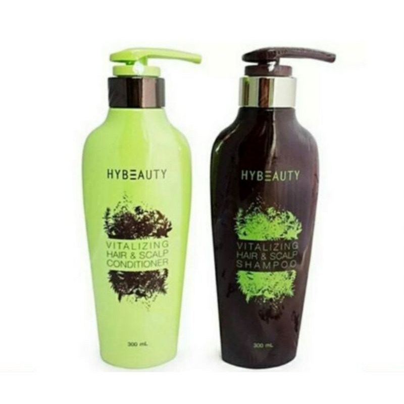 แชมพู+ครีมนวด Hybeauty ลดปัญหาผมร่วง ผมหงอกก่อนวัย