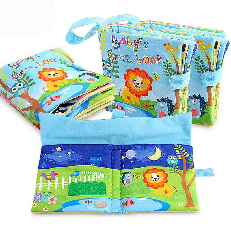 หนังสือเด็ก หนังสือผ้า Baby Kids Early Development Learning Cloth Books Infant Toys