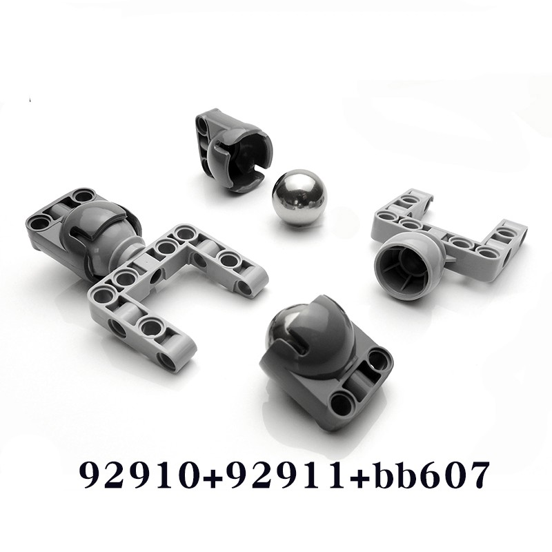 Technic High-tech Building Block Parts EV3 Universal ล้อ + EV5 Steel Ball BB607 ใช้งานร่วมกับ No.929