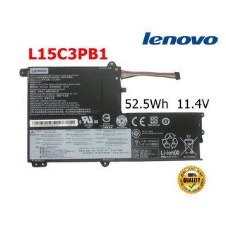 LENOVO แบตเตอรี่ L15C3PB1 ของแท้ (สำหรับ Ideapad 320S-14IKB 320S-15IKB 330S-14IKB 330S-15IKB L15M3PB0 L15L3PB0 ) Lenovo