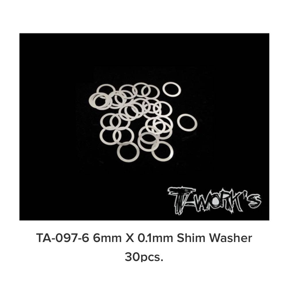 แหวนชิม ขนาด 6mm ของT-work's