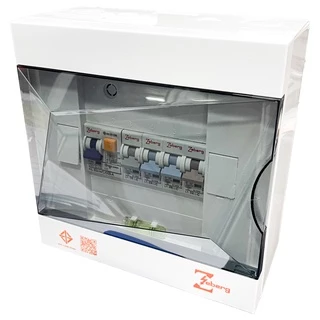 Zeberg ตู้คอนซูมเมอร์ 4 ช่อง RCBO เมนกันดูด 2P 32A 2P 50A และ 2P 63A รุ่น ZXR04