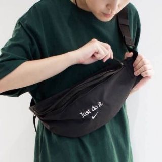 ส่งฟรี‼กระเป็าคาดอก  คาดเอว  สไตล์ปอร์ตรุ่นใหม่ Nike Just Do It Bumbag In Black