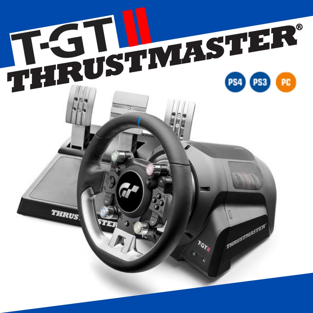 T-GT II จอยพวงมาลัย Thrustmaster TGT 2 รองรับ  (PS5, PS4, PC) ใช้เล่นเกม GT7  Gran Turismo 7 บน Play