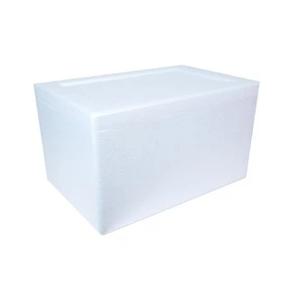 กล่องโฟม ลังโฟม กล่องเก็บความเย็น กล่องโฟมเก็บความเย็น ขนาด 6 กิโลกรัม (6 kg size 25.3 X 37 X 21.2 cm)