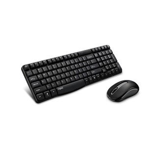 Rapoo - KEYBOARD+Mouse KB-X1800S-BK Wireless Optical Combo