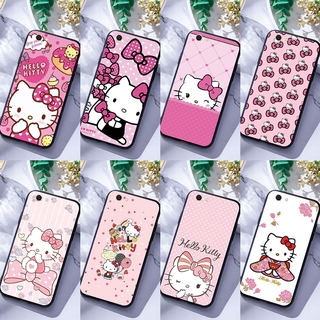 Vivo Y51 Y53 Y55 Y66 Y67 Y71 อ่อนนุ่มซิลิก้าเจลเคสโทรศัพท์ Hello Kitty