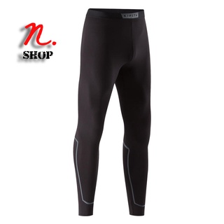 กางเกงฟุตบอลรัดรูปสำหรับผู้ชาย รุ่น Keepdry 100 KIPSTA MENS TIGHTS KEEPDRY 100 - BLACK