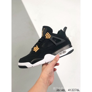 Air jordan 4 aj4 รองเท้ากีฬา รองเท้าบาสเก็ตบอล สไตล์เรโทร