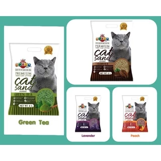 Okiko Premium Tofu ทรายแมวเต้าหู้ธรรมชาติ จับก้อนไว ควบคุมกลิ่นดีเยี่ยม ขนาด 6 ลิตร