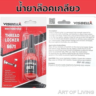 ขวดแดง น้ำยาล็อคเกลียว น้ำยากันคลาย Thread Locker High Strength