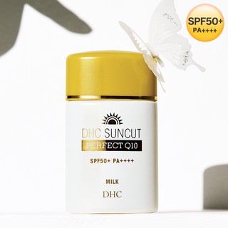 DHC suncut perfect Q10 EX Milk SPF50+ PA++++ กันแดดผสมคิวเท็น จาก DHC